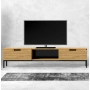 Szafka RTV-46 Drewno Lite Dąb Loft Lakier Rozmiary od 100 cm do 200 cm PREMIUM
